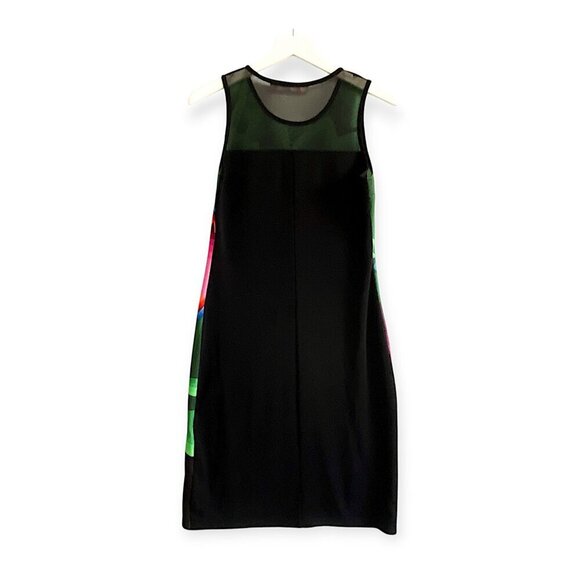 Desigual Multi-color Graphic Print Bodycon Dress, Size M - Picture 2 of 15